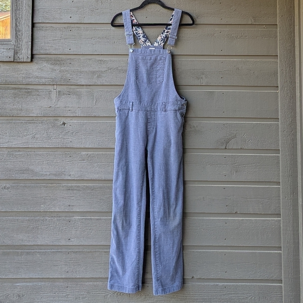 Bridge & Burn Blue Murray Overalls Stretch Canvas Size Medium